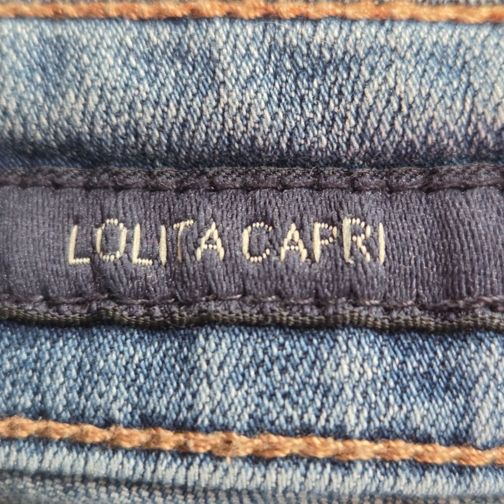 Lucky Brand Lolita Capri Light Wash Slim Fit Denim Jeans Size 6 - Picture 12 of 14